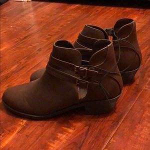 Dark Brown Forever 21 Ankle Boots
